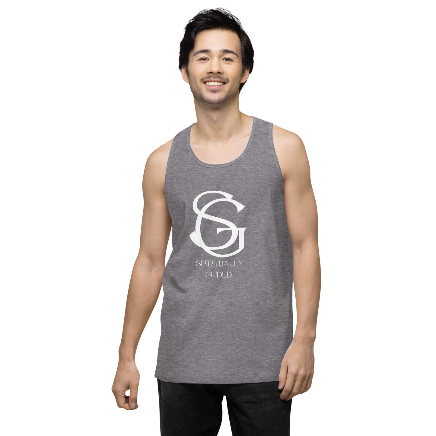 Spiritually Guided - Men’s premium tank top