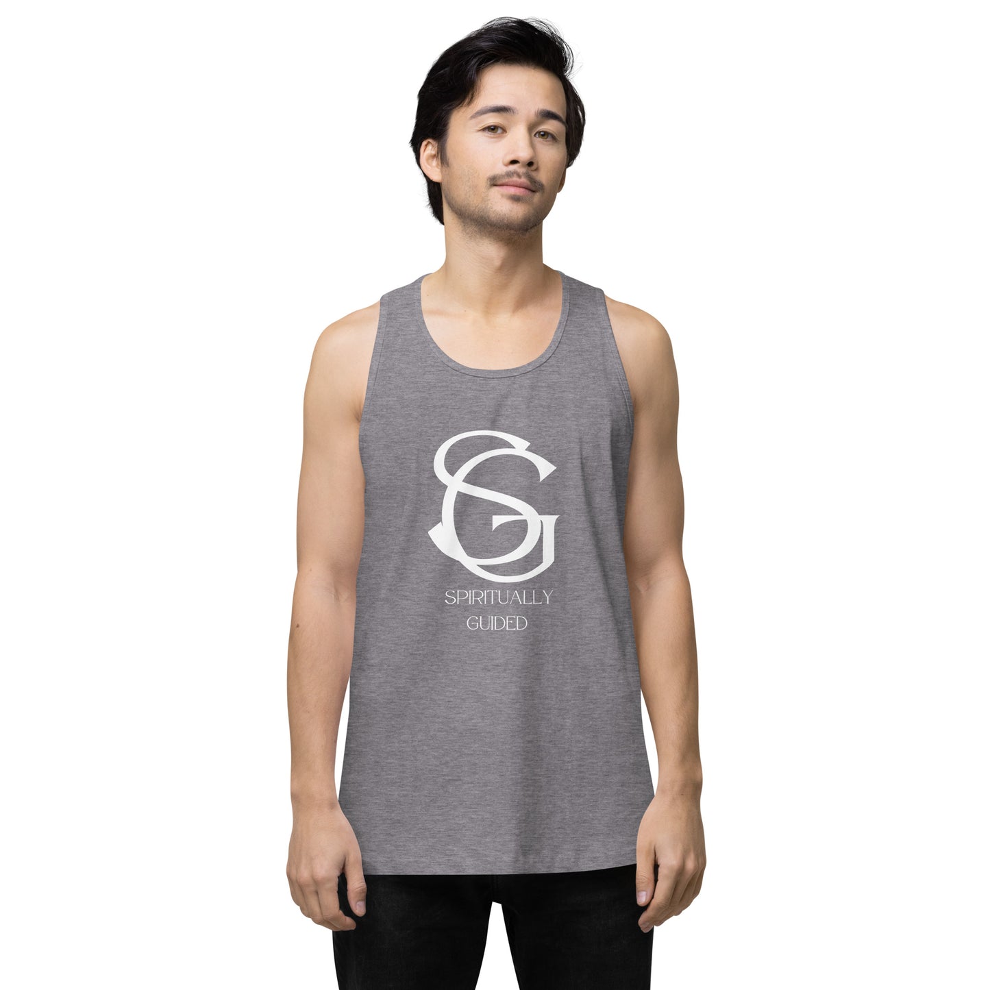 Spiritually Guided - Men’s premium tank top