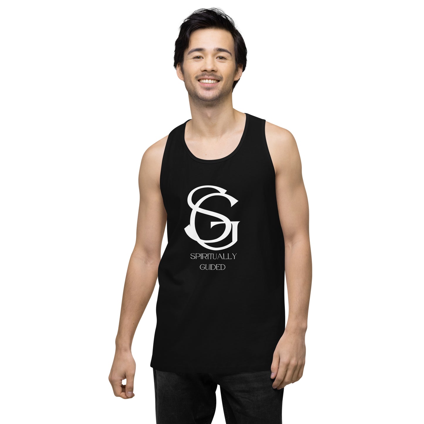 Spiritually Guided - Men’s premium tank top