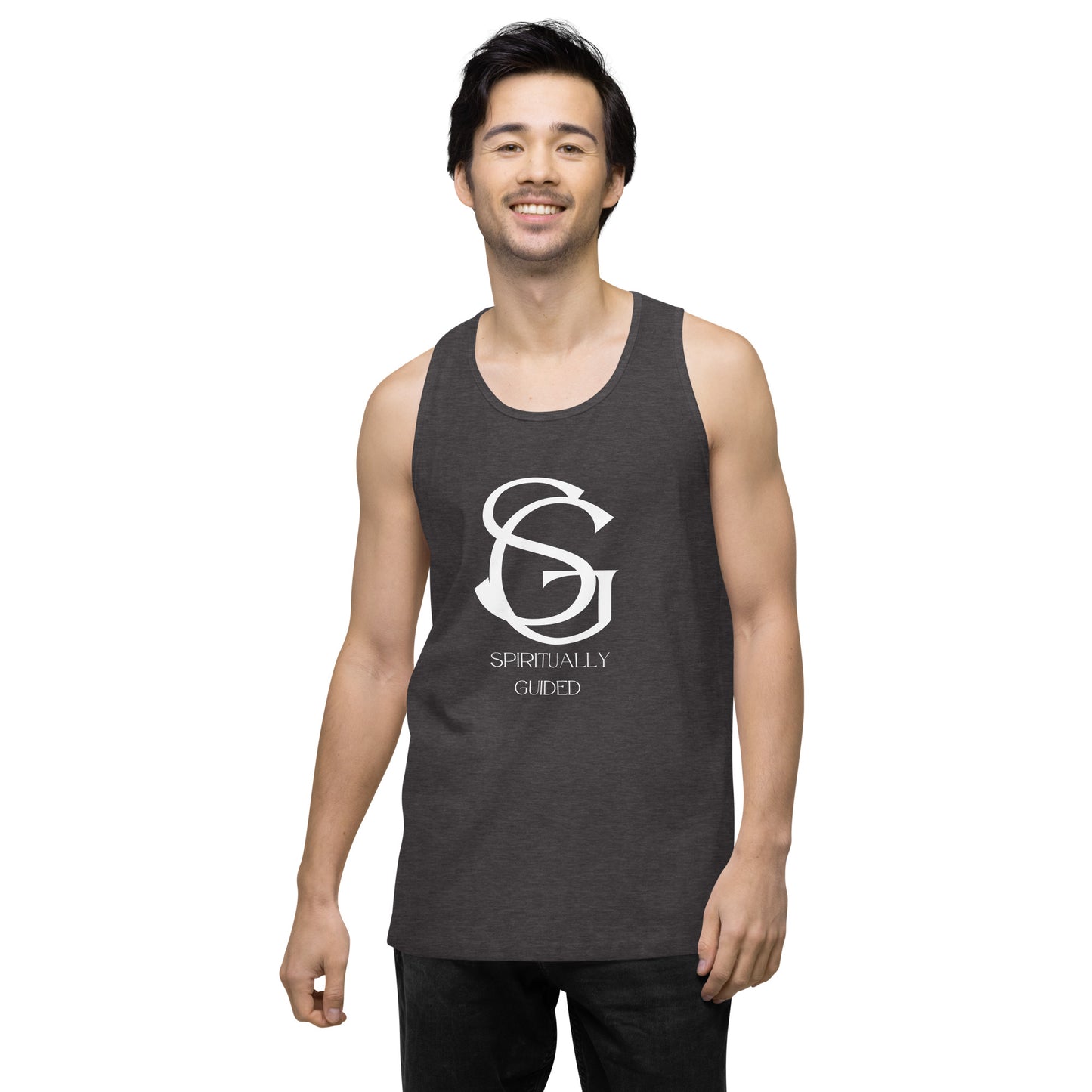 Spiritually Guided - Men’s premium tank top