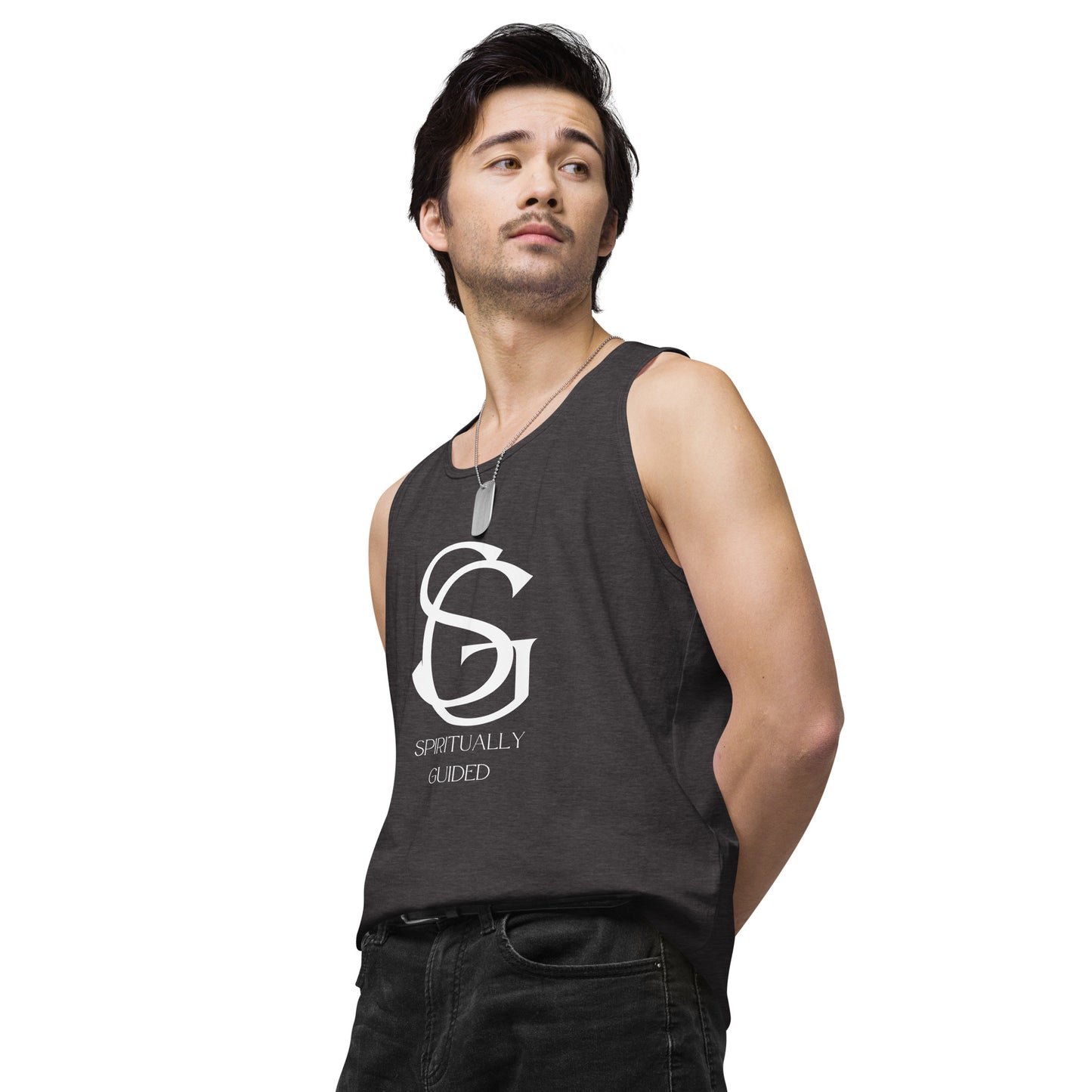 Spiritually Guided - Men’s premium tank top