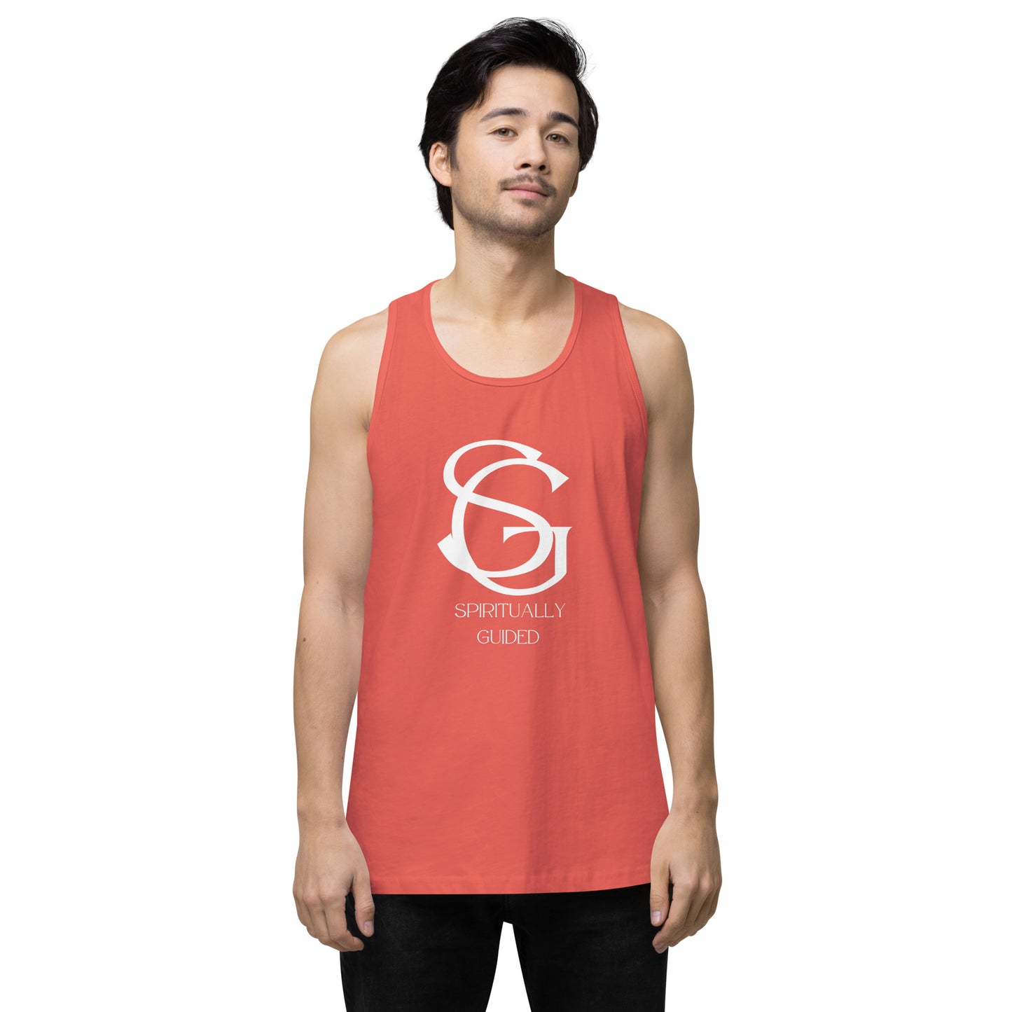 Spiritually Guided - Men’s premium tank top