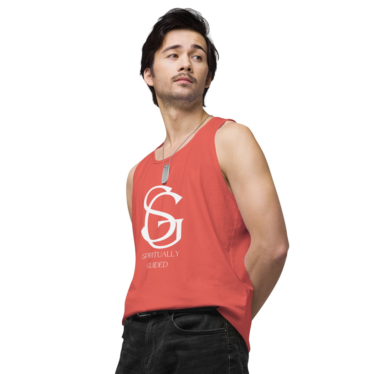 Spiritually Guided - Men’s premium tank top