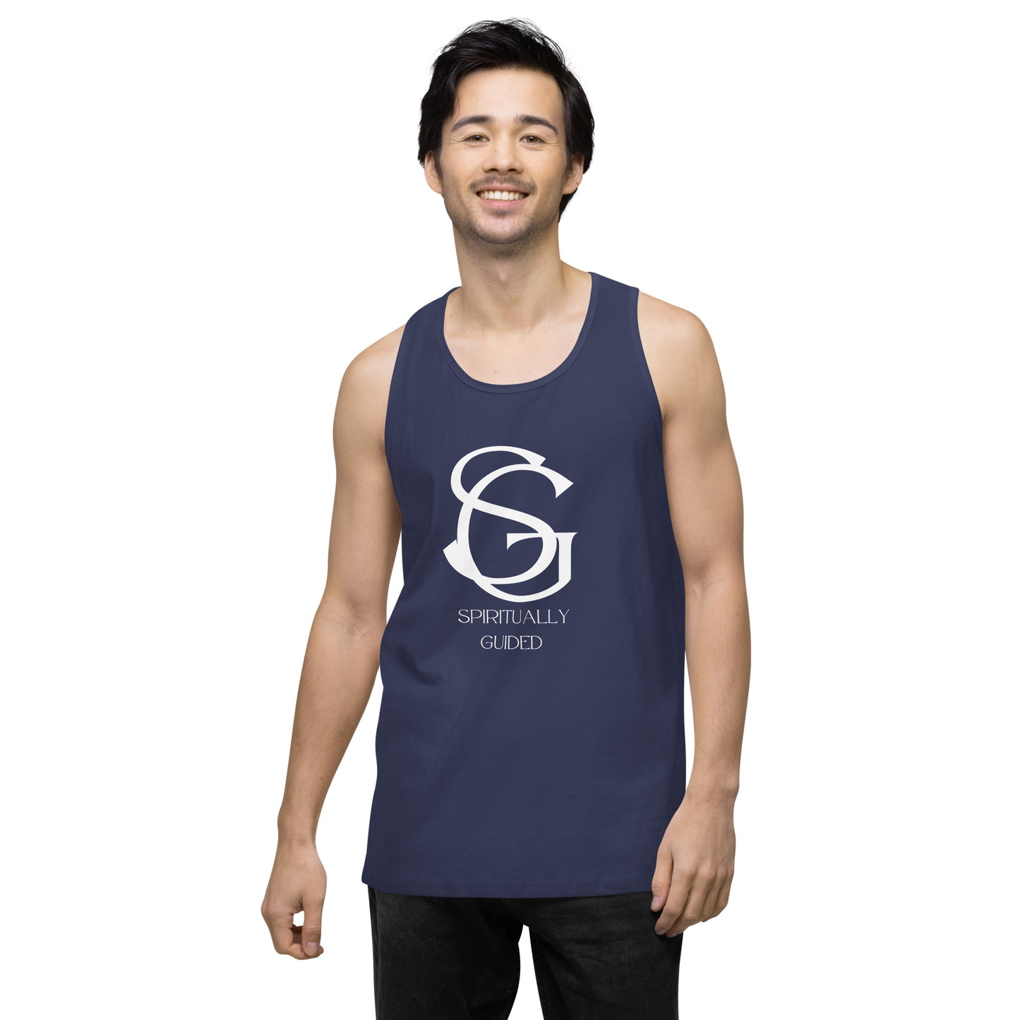 Spiritually Guided - Men’s premium tank top