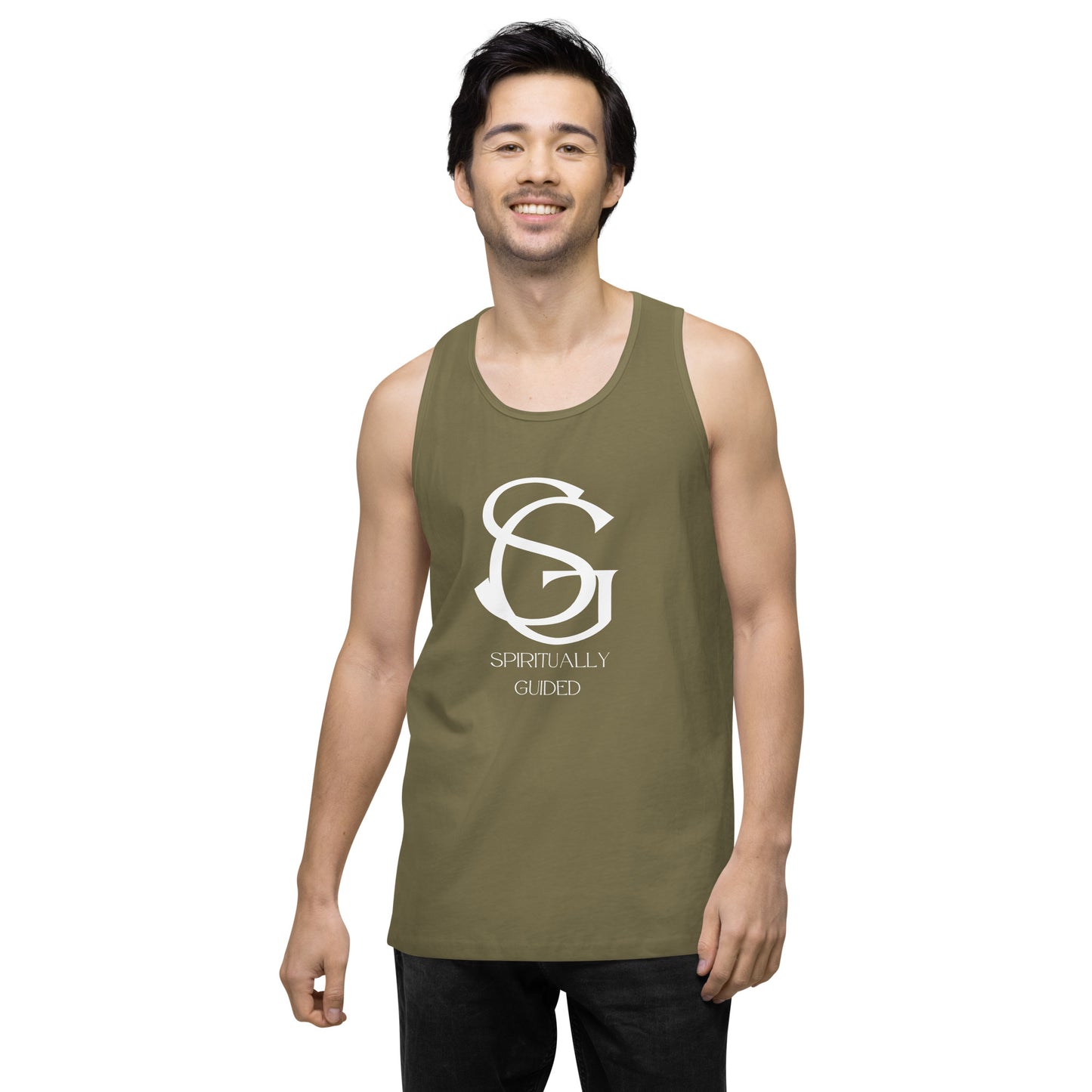 Spiritually Guided - Men’s premium tank top