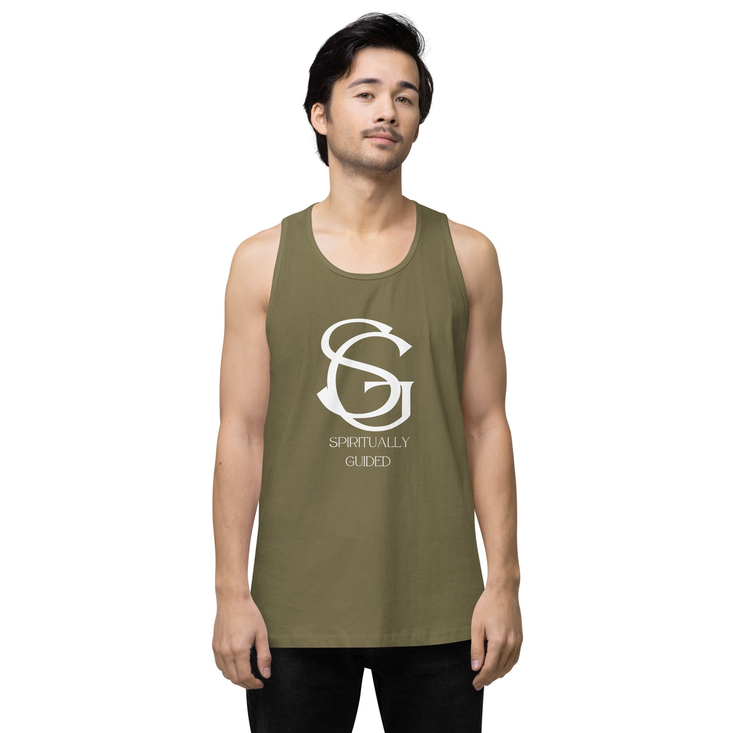 Spiritually Guided - Men’s premium tank top