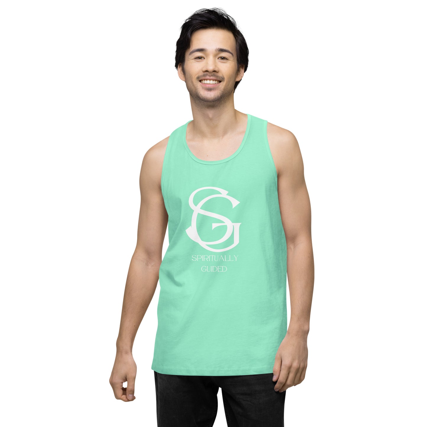 Spiritually Guided - Men’s premium tank top