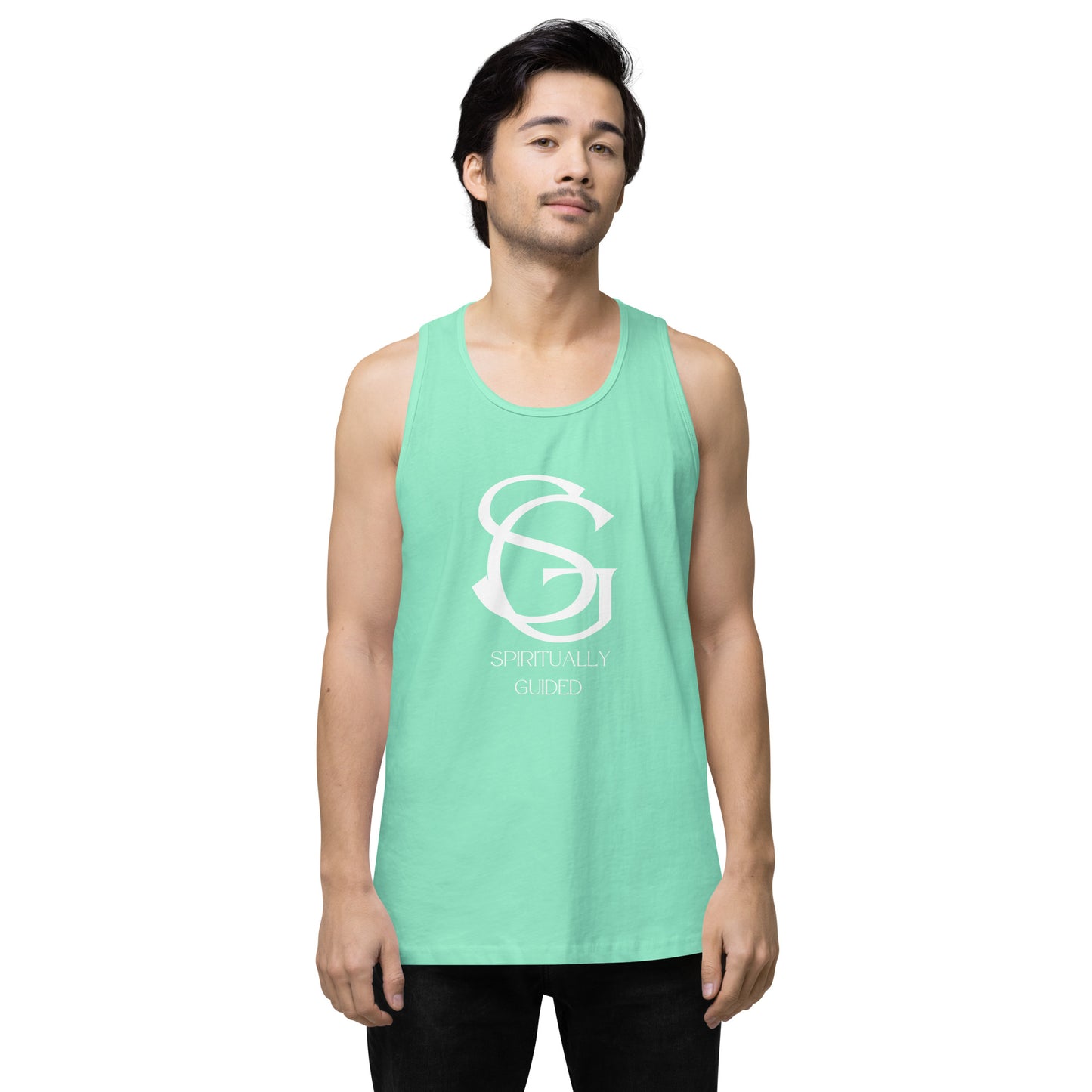 Spiritually Guided - Men’s premium tank top