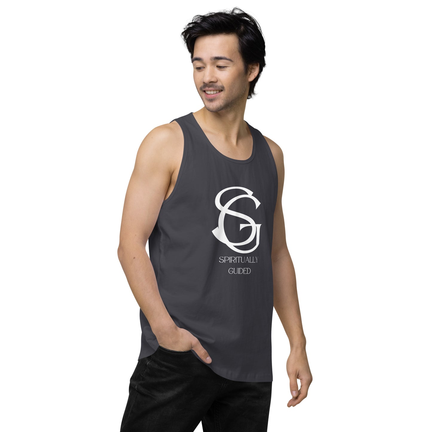 Spiritually Guided - Men’s premium tank top