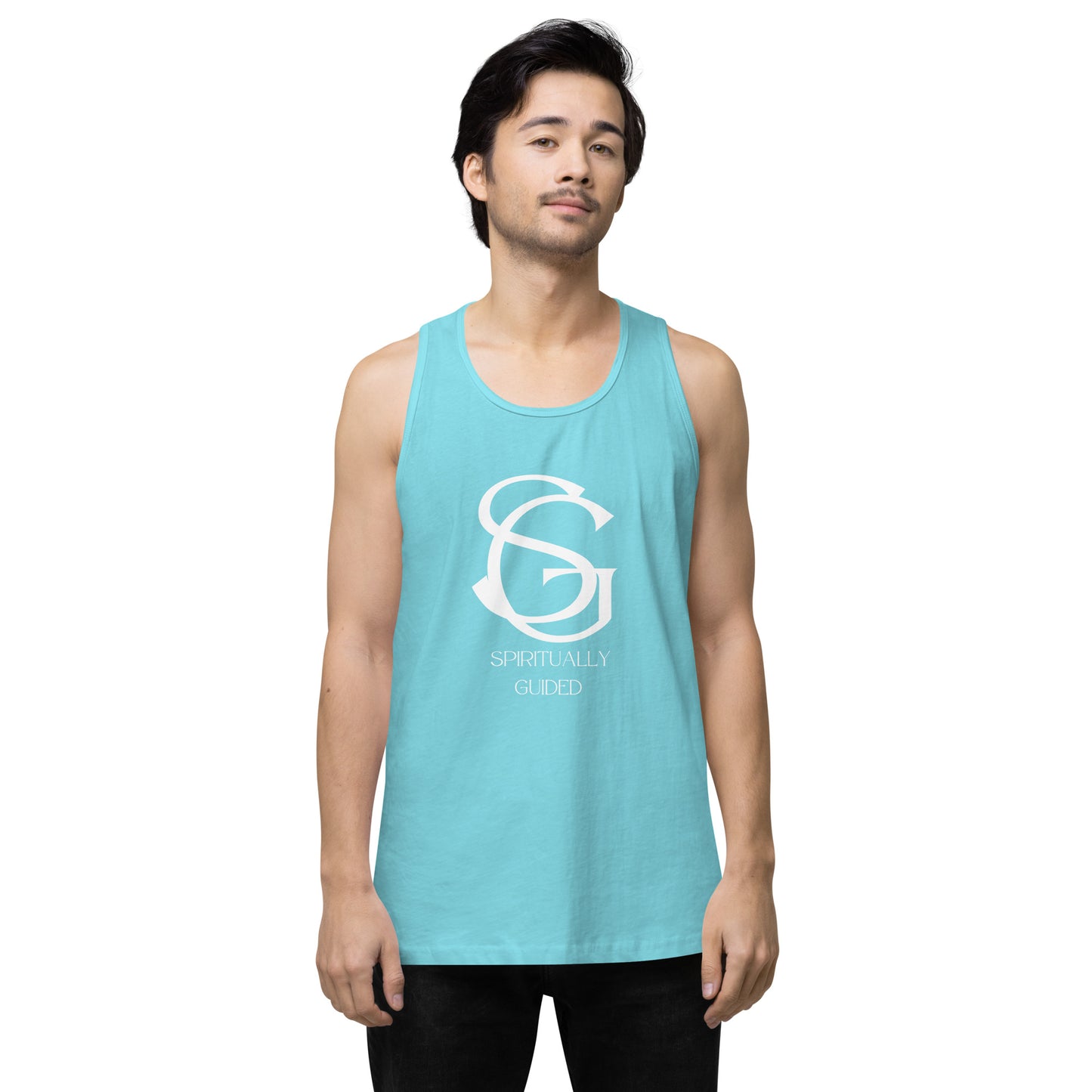 Spiritually Guided - Men’s premium tank top