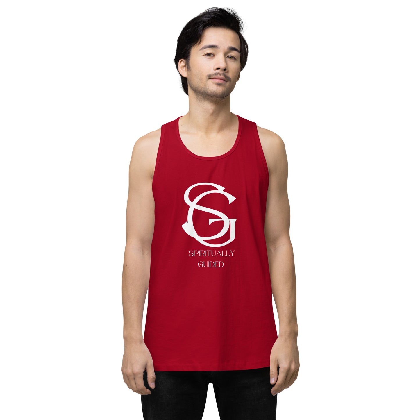 Spiritually Guided - Men’s premium tank top