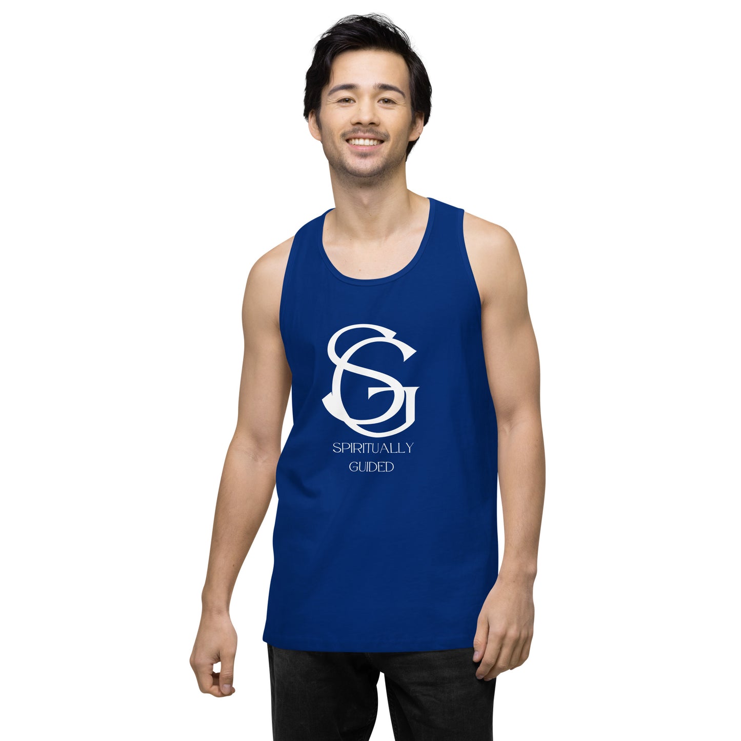 Spiritually Guided - Men’s premium tank top