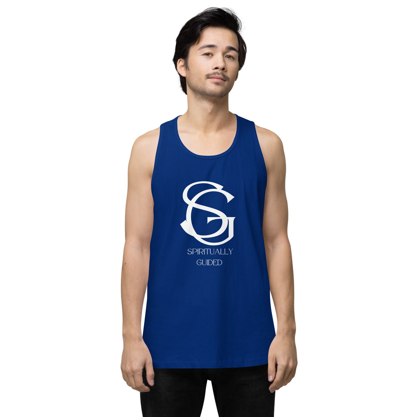 Spiritually Guided - Men’s premium tank top