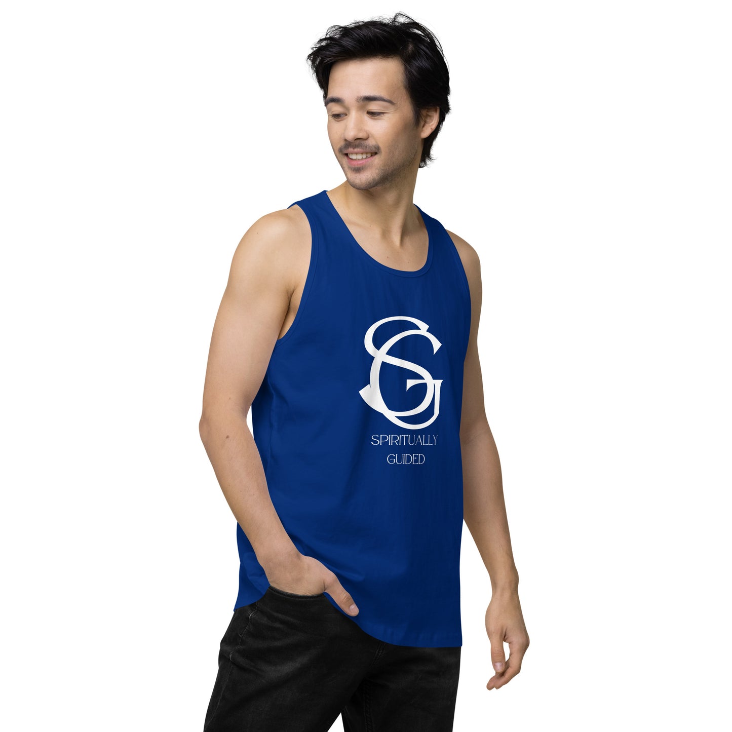 Spiritually Guided - Men’s premium tank top