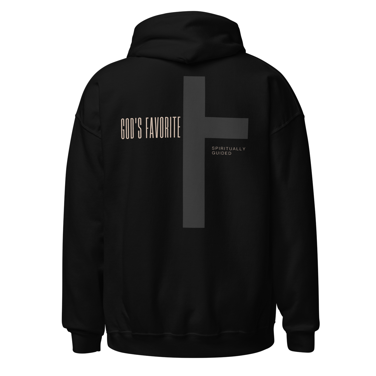 God's Favorite - Black Cross - Unisex Hoodie