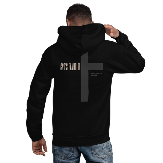 God's Favorite - Black Cross - Unisex Hoodie