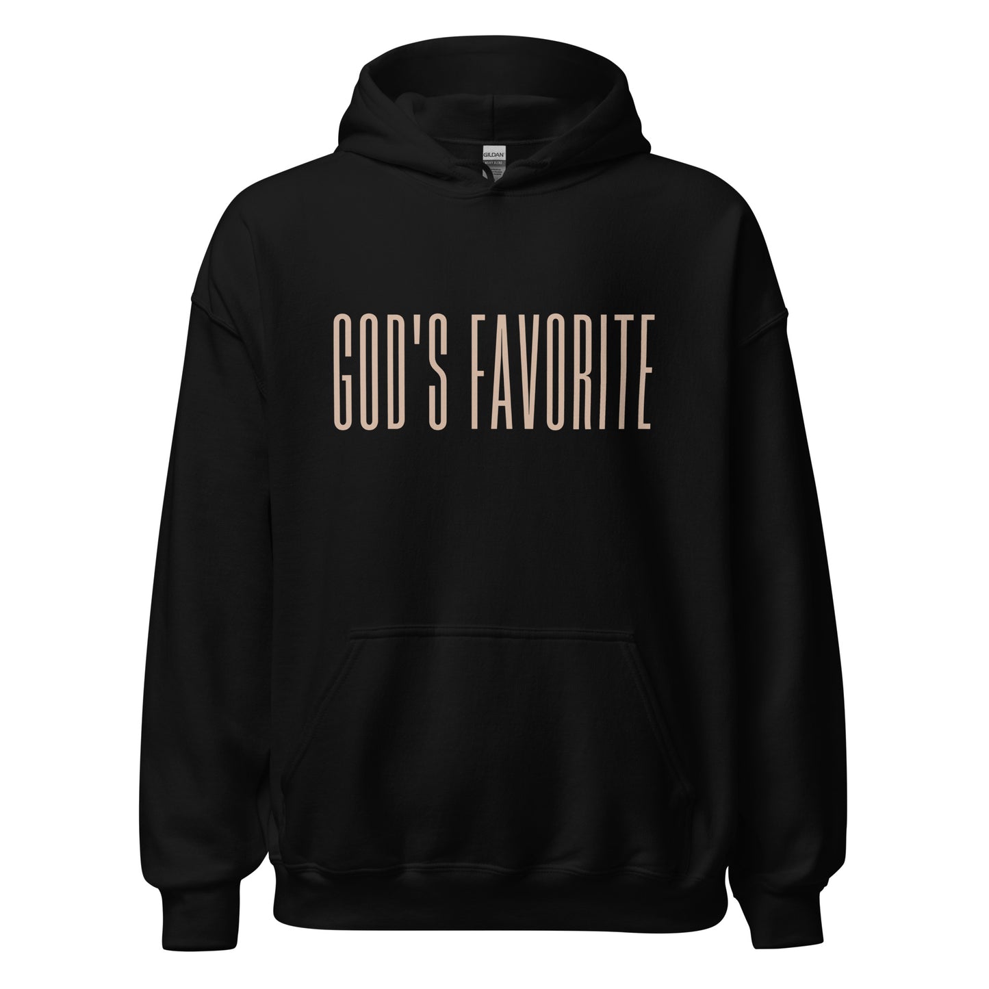 God's Favorite - White cross - Unisex Hoodie