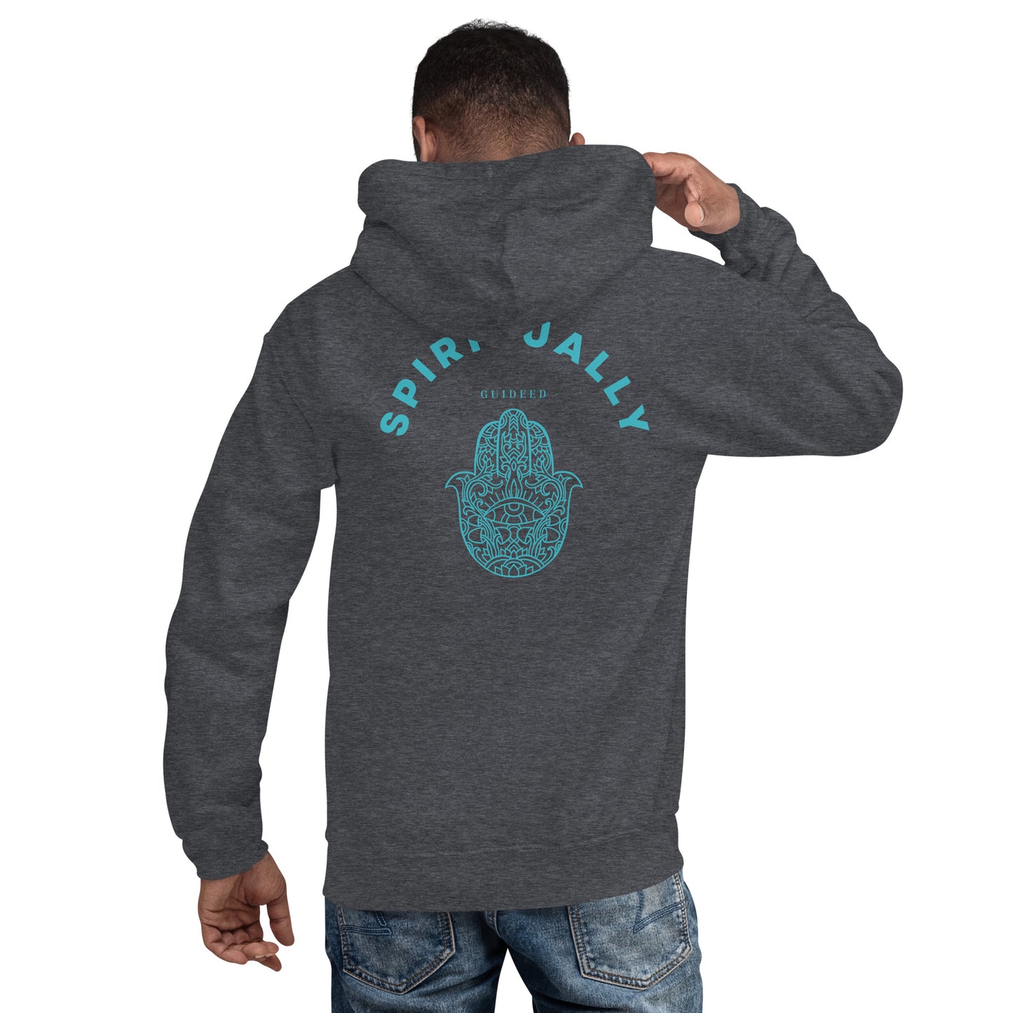 Spiritually Guided: hamsa hand - Unisex Hoodie