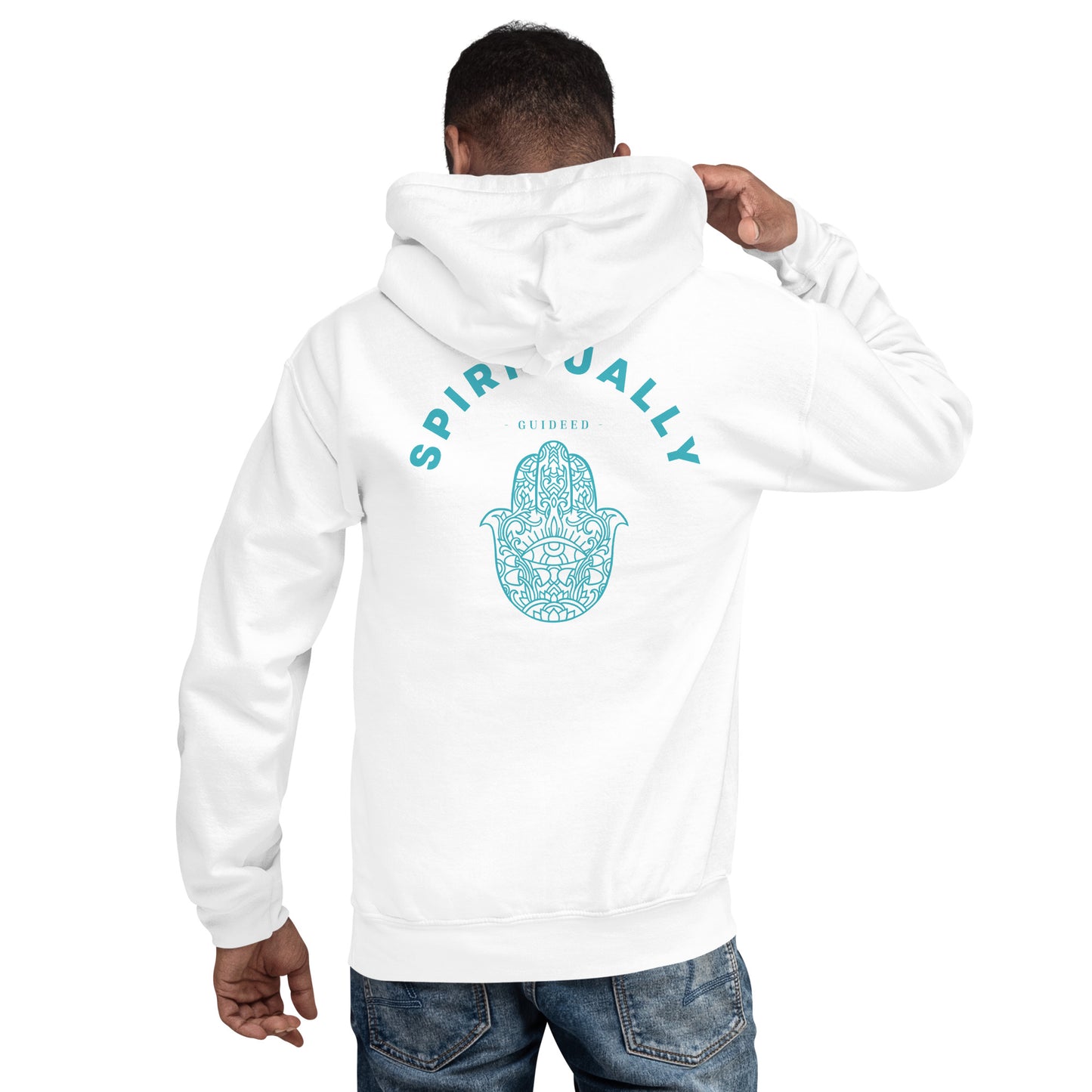 Spiritually Guided: hamsa hand - Unisex Hoodie