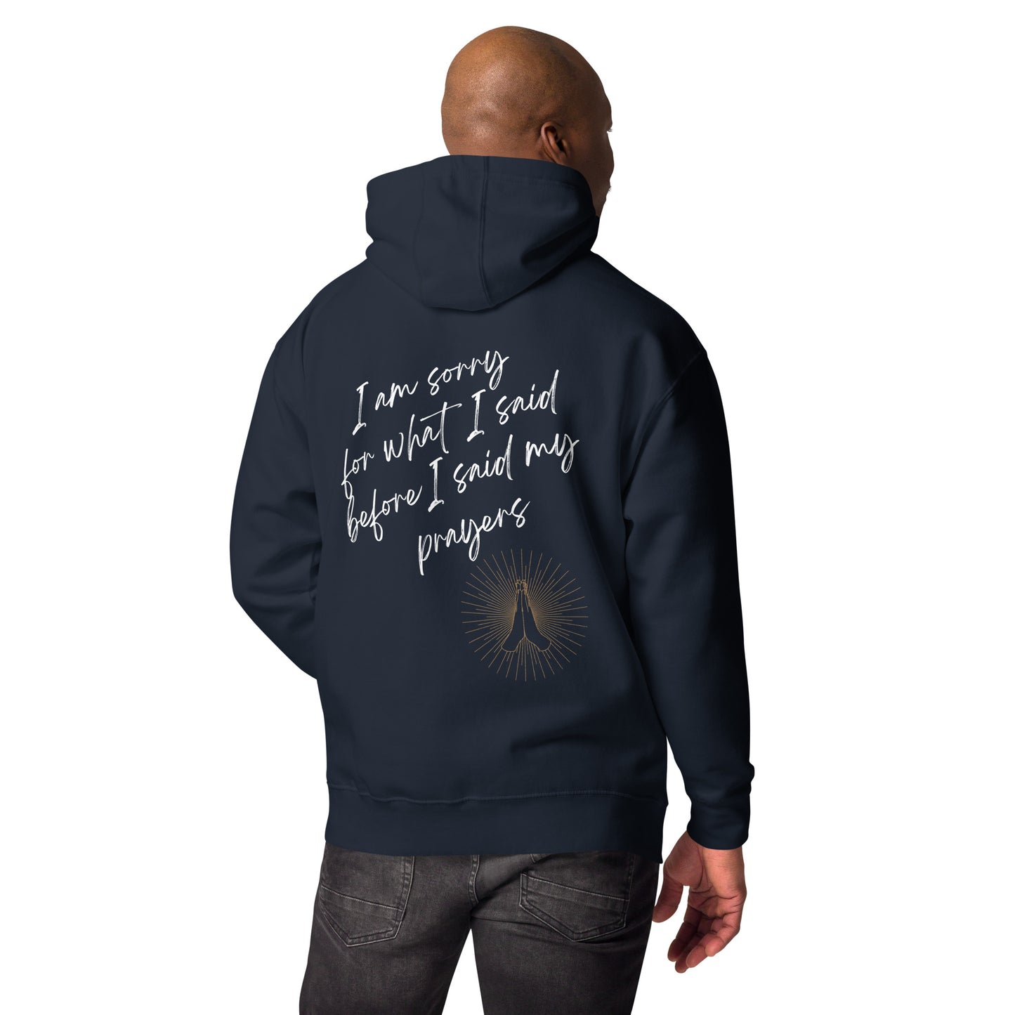 I'm Sorry (Gold praying hands) - Unisex Hoodie