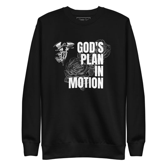 God's Plan In Motion - Unisex Premium Sweatshirt