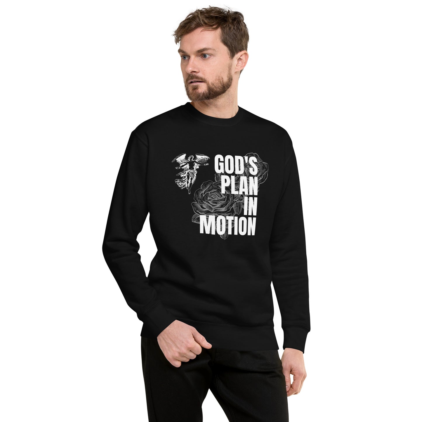 God's Plan In Motion - Unisex Premium Sweatshirt