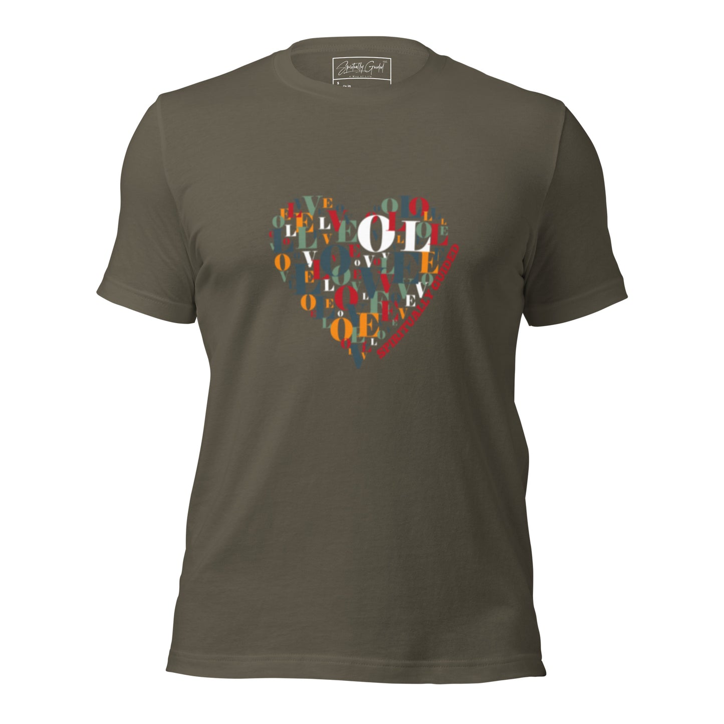 Love (center) Spiritually Guided - Unisex t-shirt