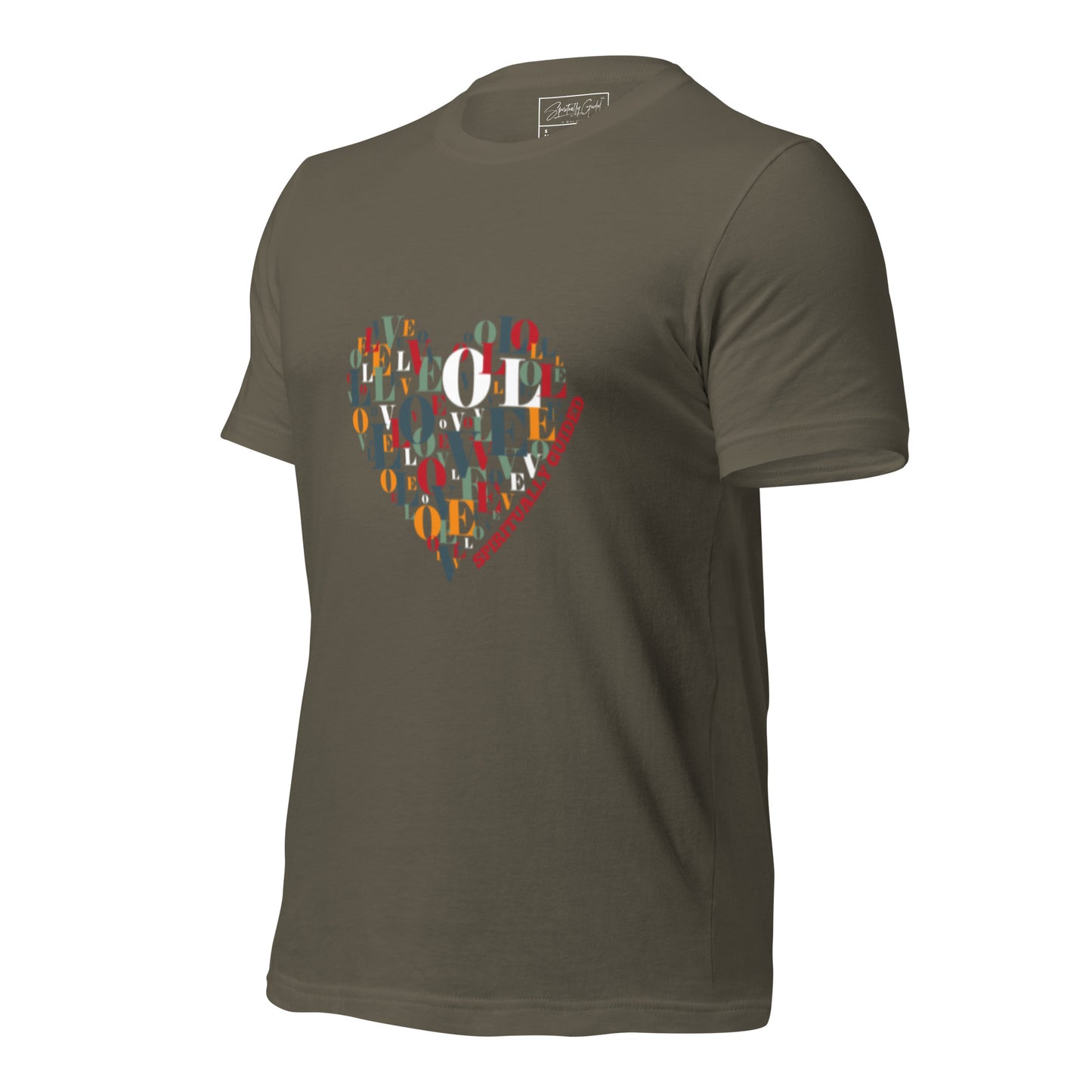 Love (center) Spiritually Guided - Unisex t-shirt