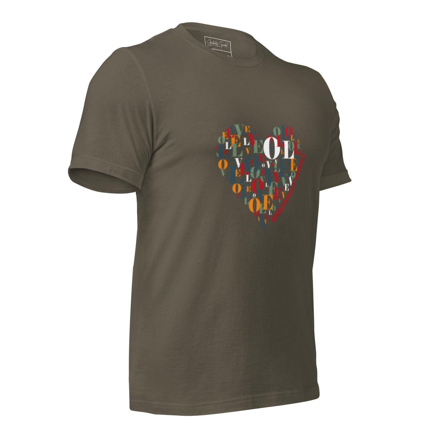 Love (center) Spiritually Guided - Unisex t-shirt