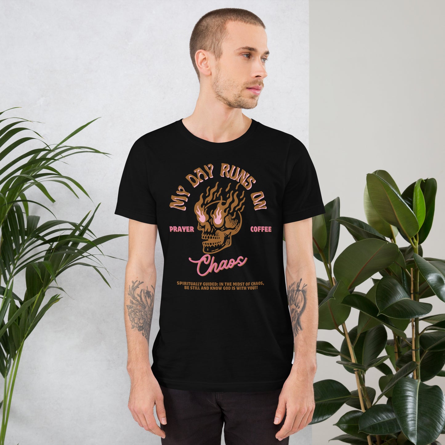 My Day Runs on Chaos - Unisex t-shirt