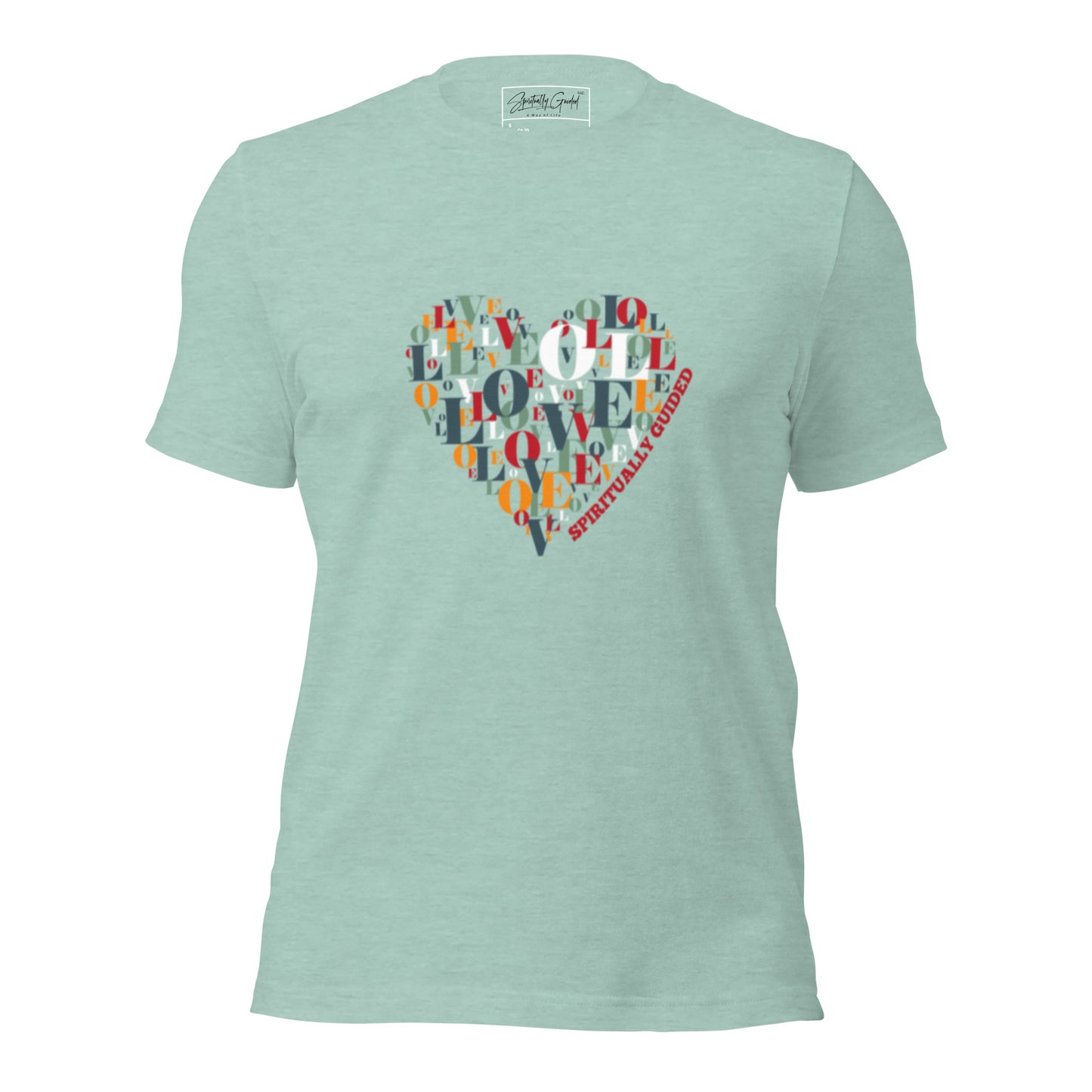 Love (center) Spiritually Guided - Unisex t-shirt