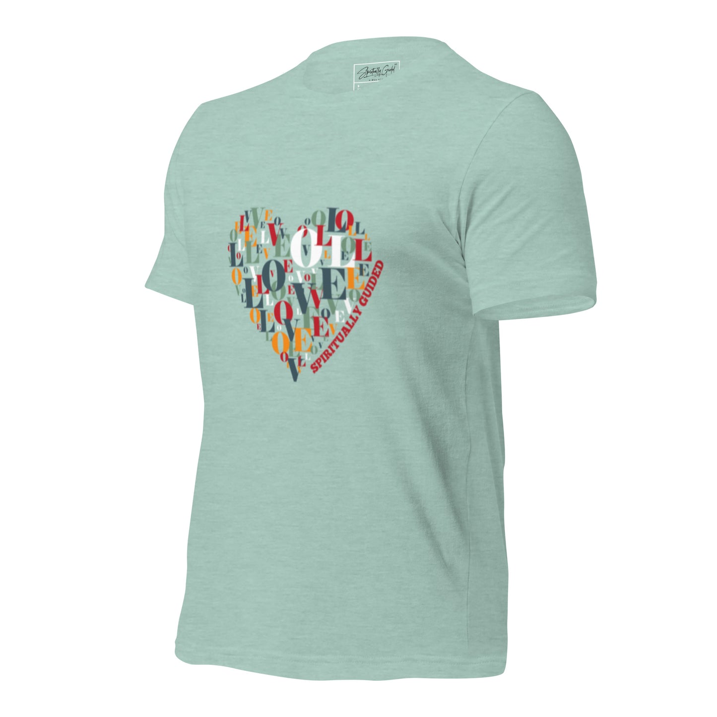 Love (center) Spiritually Guided - Unisex t-shirt