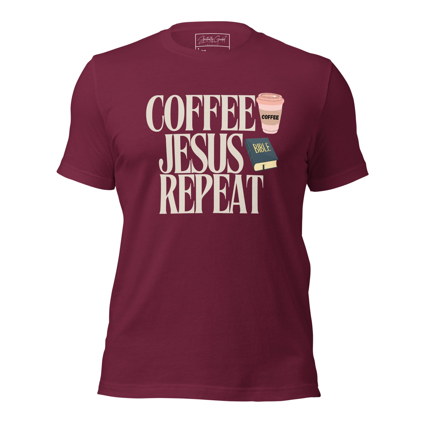 Coffee, jesus, repeat - Unisex t-shirt