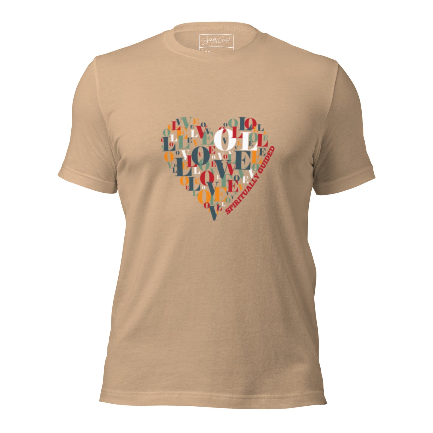 Love (center) Spiritually Guided - Unisex t-shirt