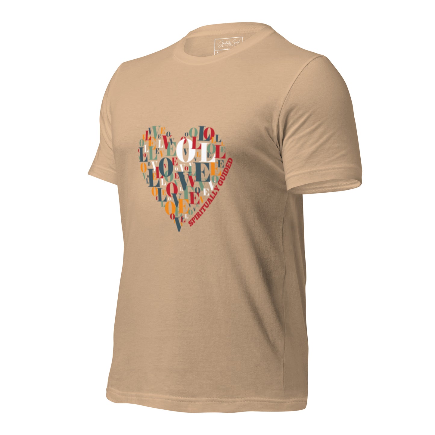 Love (center) Spiritually Guided - Unisex t-shirt