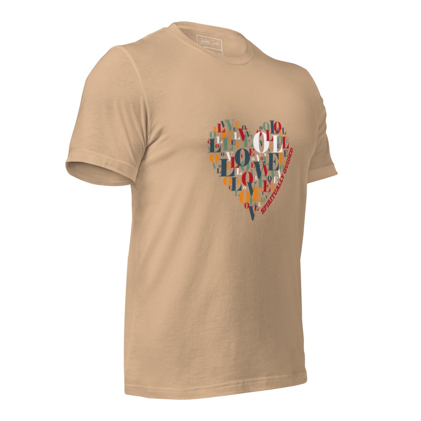 Love (center) Spiritually Guided - Unisex t-shirt