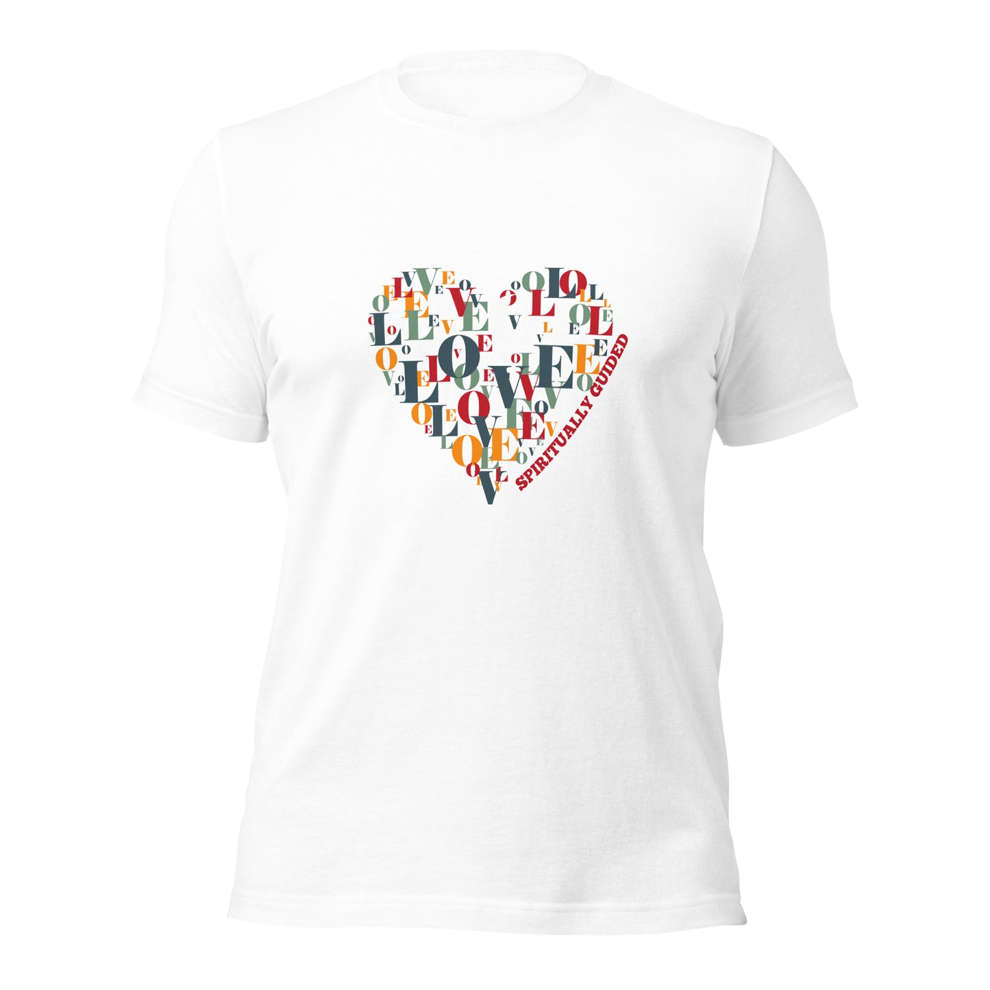 Love (center) Spiritually Guided - Unisex t-shirt