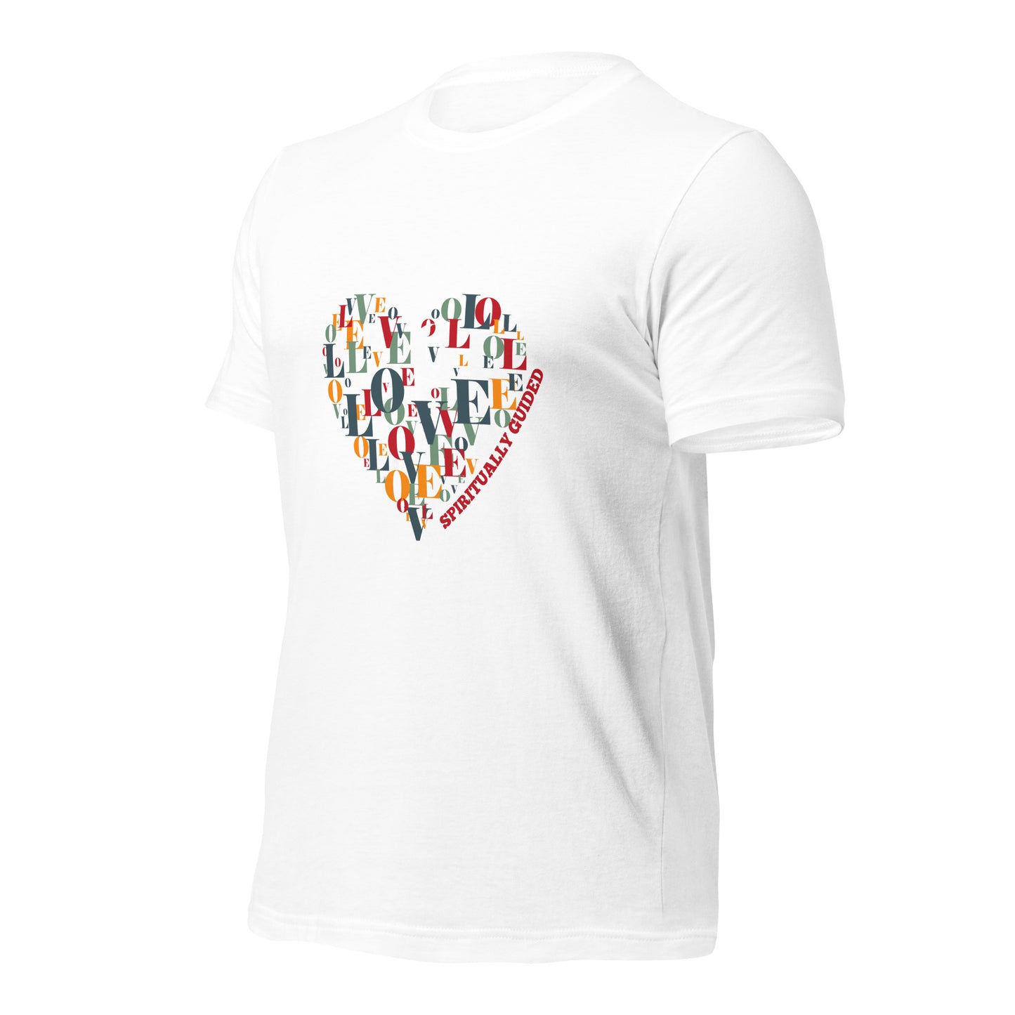 Love (center) Spiritually Guided - Unisex t-shirt