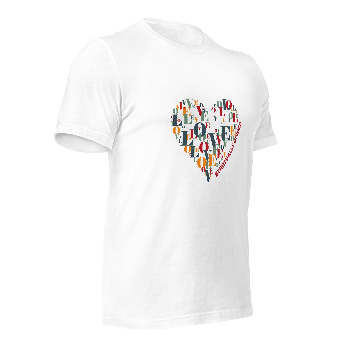 Love (center) Spiritually Guided - Unisex t-shirt